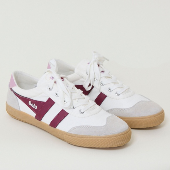 Gola Badminton White/Cerise/Plum - Picture 2 of 3